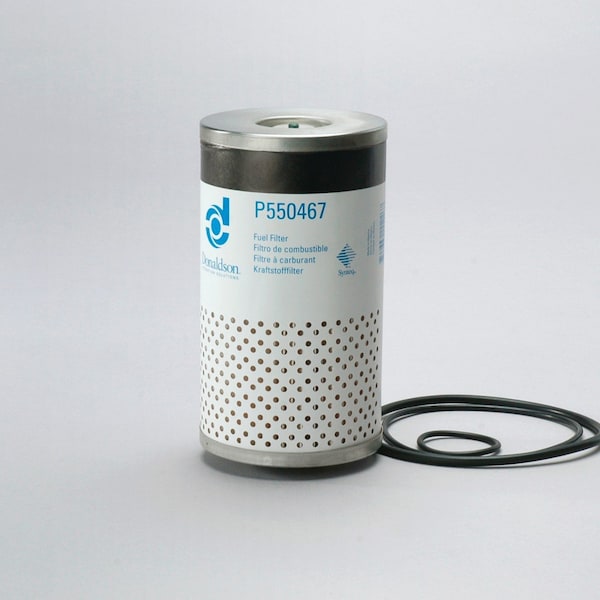 Donaldson Fuel Filter, Fuel/Water Separator, Cartridge, Out Dia 3.82 In. 97Mm Inner Dia 0.66 In. 8 Micron P550467 - main